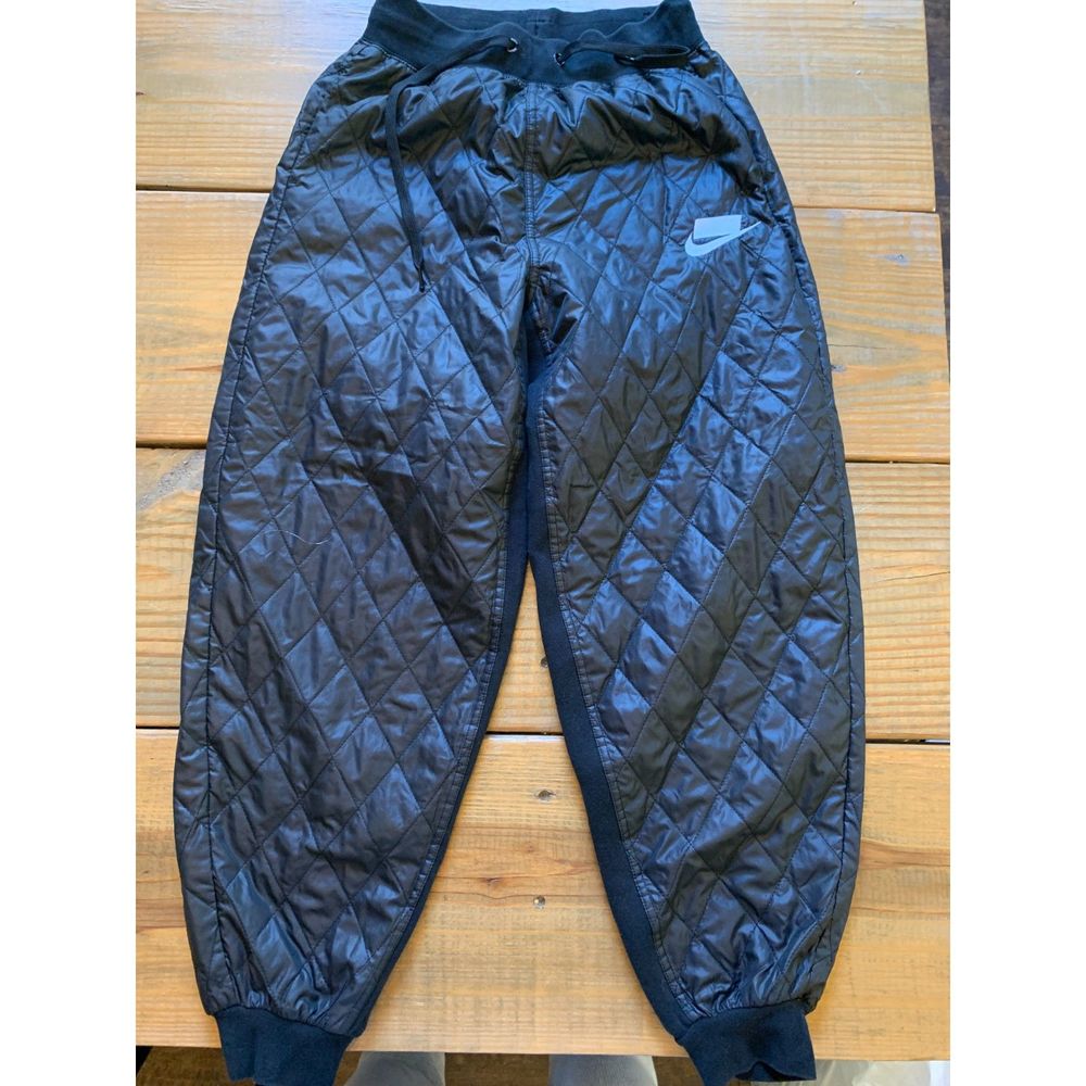 Nike Quilted Pants Black Women's Size XS